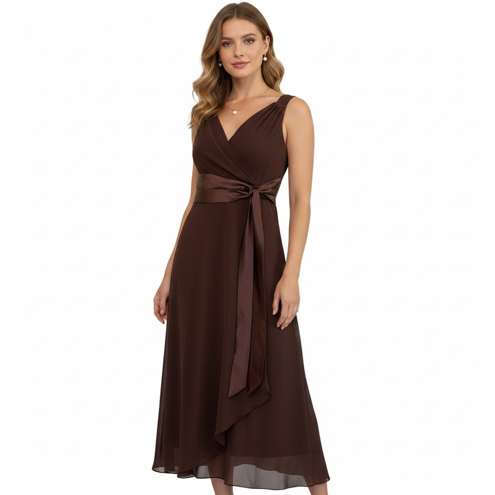 Evan Picone dress prom/Home coming‎ dress chocolate brown